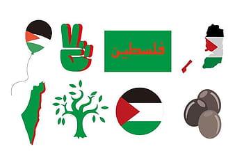 Free Palestine Icons Vector svg eps