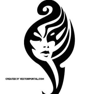 tatuaje tribal vector eps