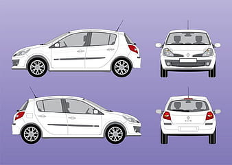 Renault Clio eps ai vector