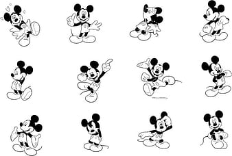 Mickey mouse 5 svg eps vector