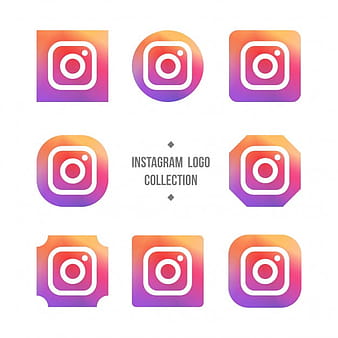 Instagram logo collection eps ai vector