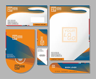 Elegant Letterhead Vector Set ai svg cdr