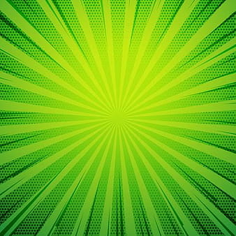 green pop art comic book style retro background with exploding r eps vector