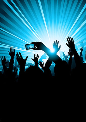 Party people silhouette vector eps