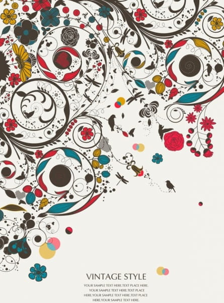 Fine pattern background vector eps