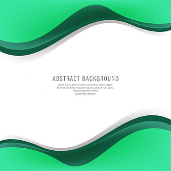 Modern green business wavy background eps vector