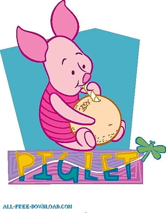 Winnie the Pooh Piglet  eps vector