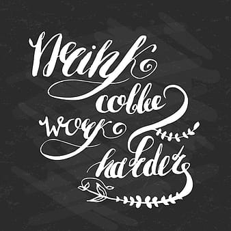 Coffe and work motivation vector ai eps