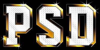 Shiny Metal Text Effect PSD psd vector