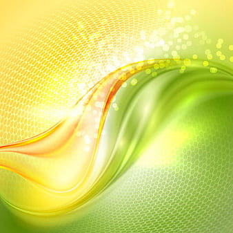Abstract wavy green eco style background vector eps