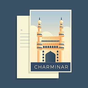 Charminar Postcards Of The World svg eps ai vector