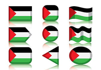 Palestine Flag eps svg vector