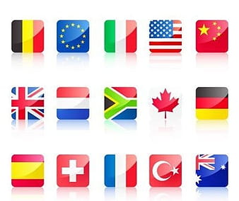 World flags eps vector