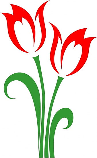 Tulips vector eps