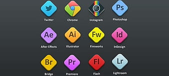 Adobe Icons psd vector
