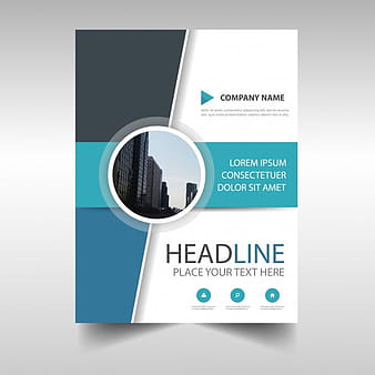 Abstract annual report book cover template eps vector