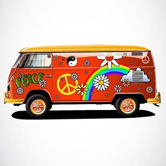 Flower Bus eps vector