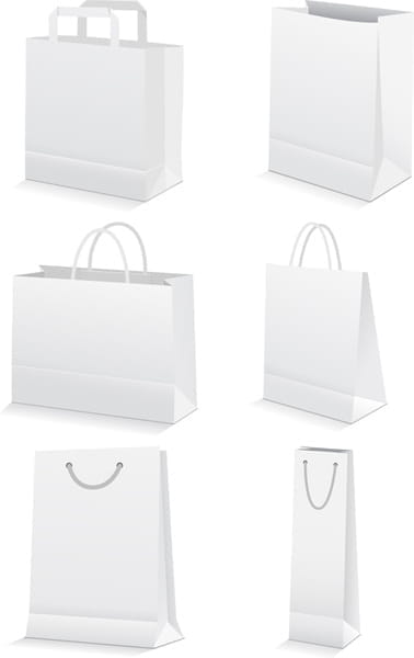 Different packaging elements vector eps