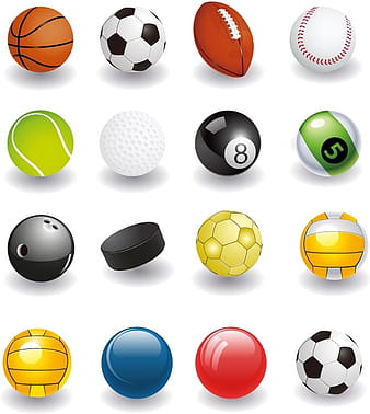 Sport balls eps ai vector