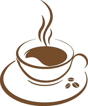 Cup with coffee abstract illustration vector  eps