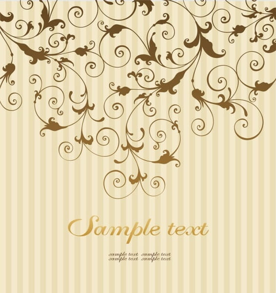 Classical pattern background  vector eps