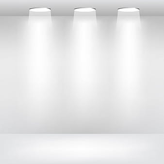 Empty room with spotlights eps vector