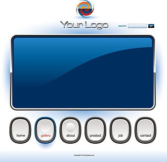 Vector Button Button eps