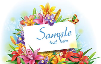 Beautiful lilies art background design eps vector