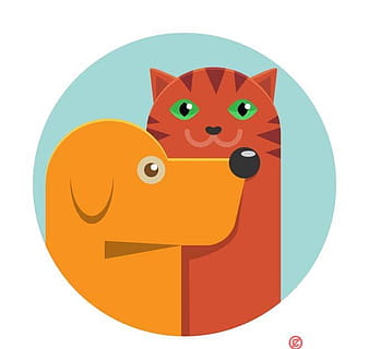 pet friends eps ai vector