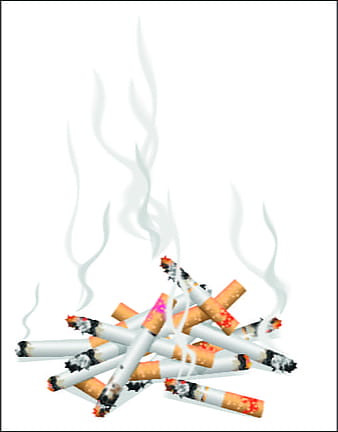 No Smoking Warning elements vector set  eps