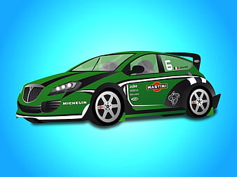 Racing Car ai vector