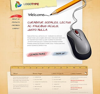 Free PSD Unique Portfolio Template psd vector