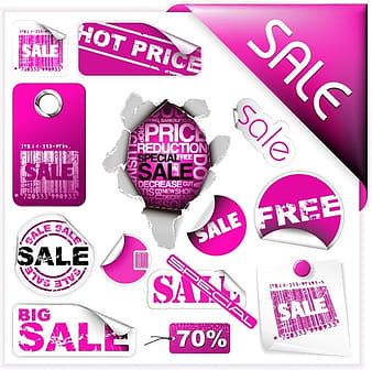 Purple discount sales vector eps
