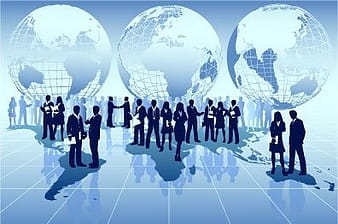 Global business around the world eps vector