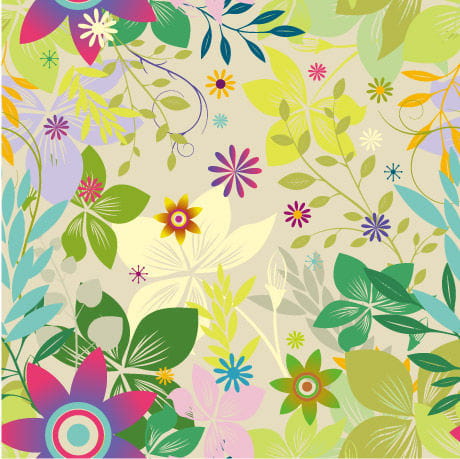 Simple decorative pattern background vector set eps