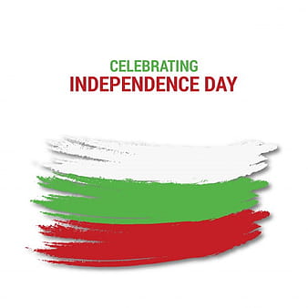 Bulgaria independence day design eps vector