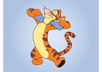Winnie The Pooh Tiger ai vector