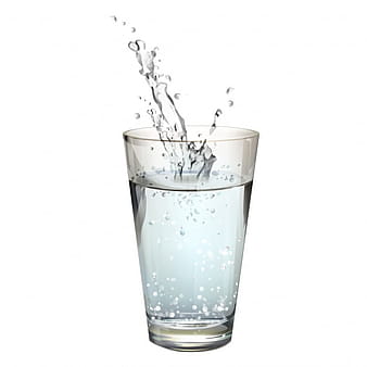 Isolated water glass eps vector