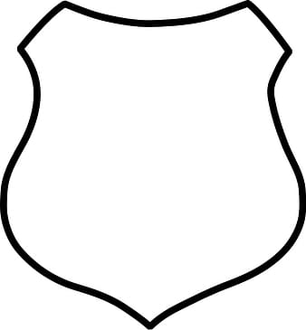 Simple shield svg vector