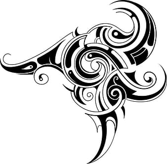 Conjunto de vetores de desenho de ornamentos de tatuagens pretas  eps