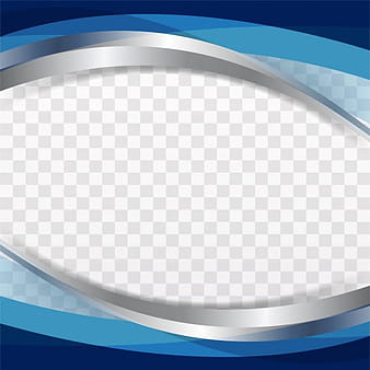 Formas onduladas azules sobre fondo transparente eps