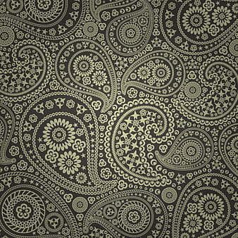 Set of ornate Paisley Seamless Pattern vector  eps