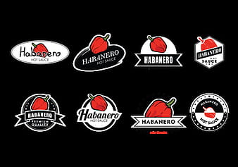 Habanero Labels Vector ai svg