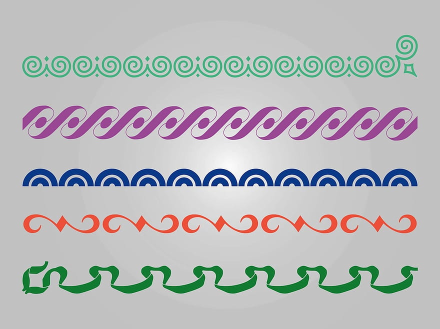Linear Patterns ai vector