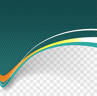 Abstract green wave background eps vector