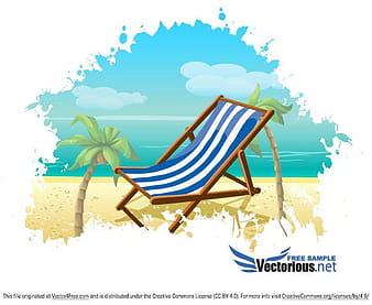 Summer Beach eps vector