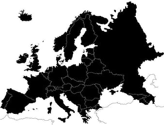 Europe Map ai vector