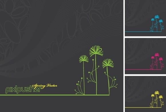 Spring Vector eps