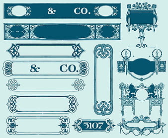 Vintage Sign Frames svg ai vector