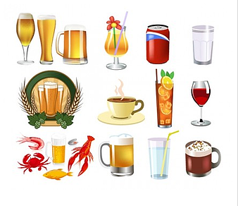 drink beer and other vector graphics eps